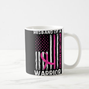 Husband Of A Warrior Breast Cancer Awareness Suppo Coffee Mug