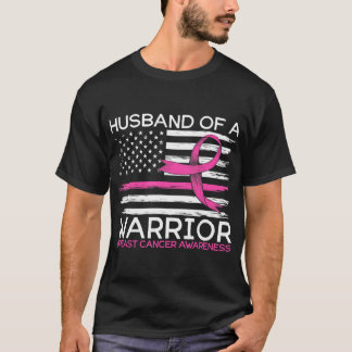 Husband Of A Warrior Breast Cancer for Breast T-Shirt