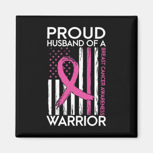 Husband Of A Warrior Breast Cancer Support Squad Magnet