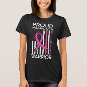 Husband Of A Warrior Breast Cancer Support Squad T-Shirt
