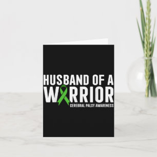 Husband of A Warrior Cerebral Palsy Syndrome Card