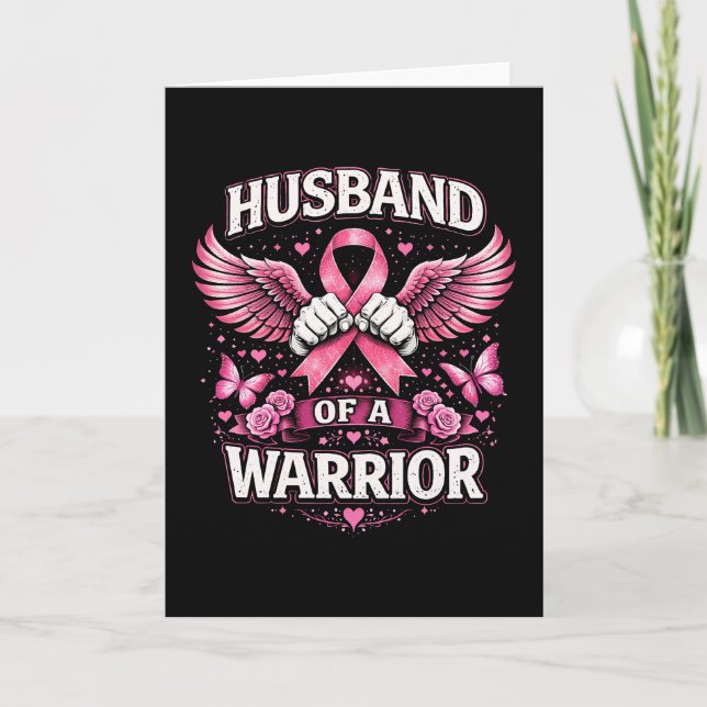 Husband of a Warrior Holiday Card (Front)