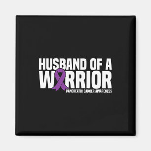 Husband Of A Warrior Pancreatic Cancer Awareness Magnet