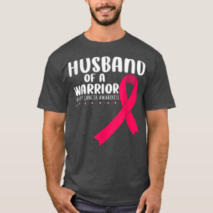 Husband Of A Warrior Pink Ribbon Breast Cancer Sup T-Shirt