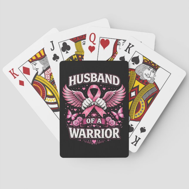 Husband of a Warrior Playing Cards (Back)