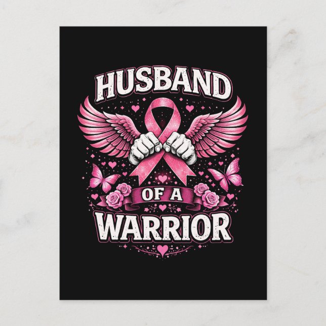 Husband of a Warrior Postcard (Front)