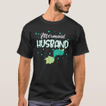 Husband Of The Birthday Mermaid Matching Family Bi T-Shirt<br><div class="desc">Husband Of The Birthday Mermaid Matching Family Birthday</div>