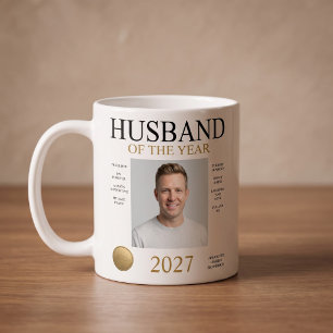 Husband Of The Year Photo Coffee Mug