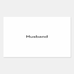 "Husband" Photo Label