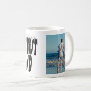 Husband Photo with black text  Coffee Mug