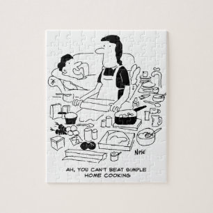 Husband says "You Can't Beat Simple Home Cooking", Jigsaw Puzzle