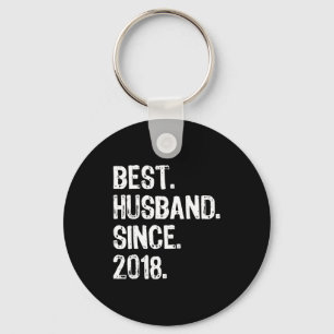 Husband Since 2018 1st Wedding Wedding Season Key Ring