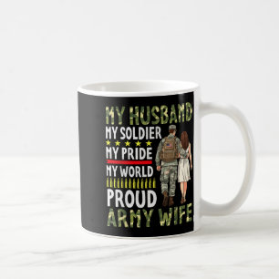 Husband soldier pride world proud army wifeHusband Coffee Mug