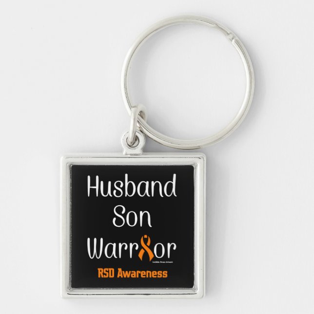 Husband Son Warrior...RSD Key Ring (Front)