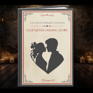 Husband Storybook Love Story Anniversary Card