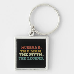 husband the man myth legend key ring