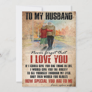 Husband To My Husband Never Forget Save The Date