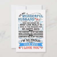 Husband To My Wonderful Husband