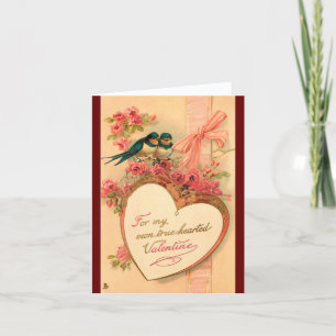Husband Valentine Bluebirds Card