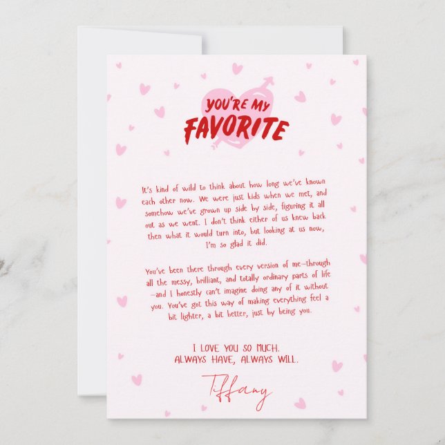 Husband valentines day cards (Front)