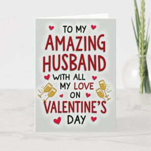 Husband Valentines Day Love Card