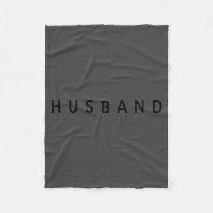 Husband Wedding Married Couple Wife Matching Husba Fleece Blanket