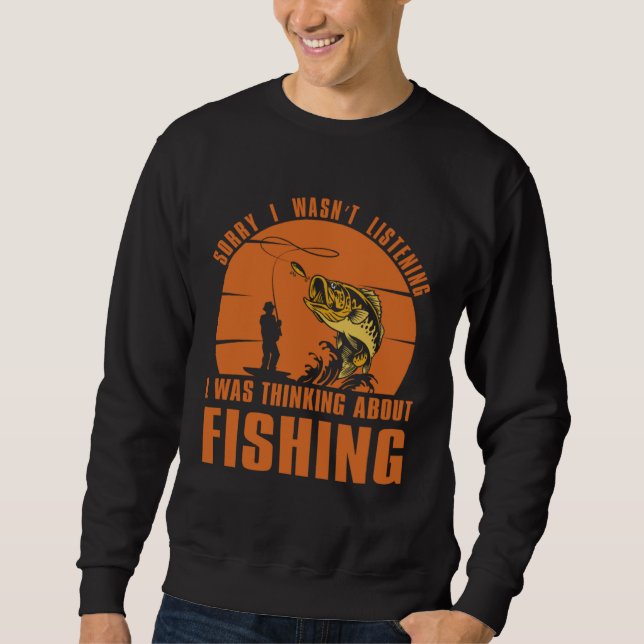Husband Wife  fishing quote vintage  6 Sweatshirt (Front)