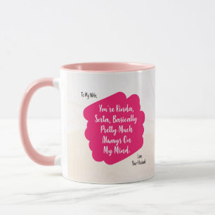 Husband Wife Funny Quotes Mug