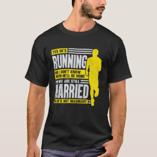 Husband Wife Marathon Running for a Runner s Wife T-Shirt