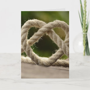 HUSBAND WIFE SO GLAD YOU'RE MINE ROPES CARD