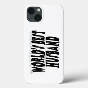 Husband with black text iPhone 13 case