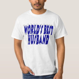 Husband with blue text T-Shirt