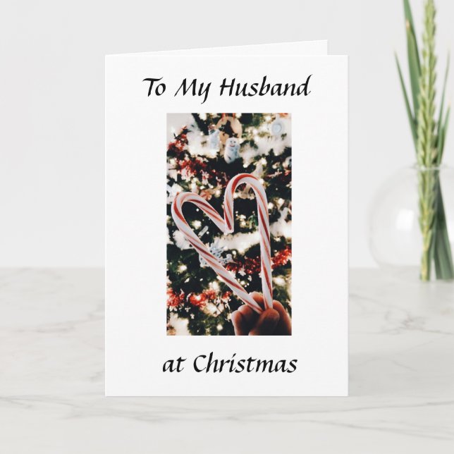 "HUSBAND" YOU BRING ME ***JOY*** HOLIDAY CARD (Front)