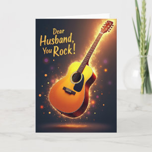 Husband You Rock Fathers Day Card