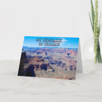 Husband, You're Grand!, Grand Canyon Birthday Card