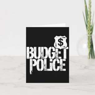 Husbands Budget Police Wife Shopping Spending Card