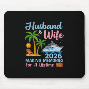 Husbynd And Wife 2026 Tropical Cruise Adventure De Mouse Pad