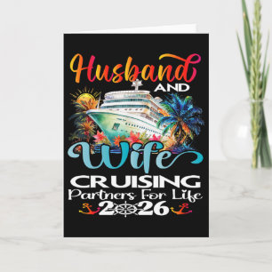 Husbynd And Wife Cruise 2026 Vacation Couple Cruis Card
