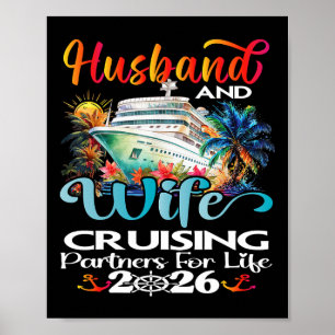 Husbynd And Wife Cruise 2026 Vacation Couple Cruis Poster