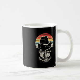 Husbynd And Wife Cruising Partners For Life 1 Coffee Mug