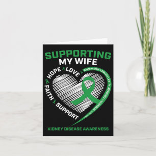 Husbynd Men Gifts Transplant Wife Kidney Disease A Card