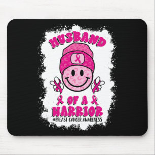 Husbynd Of A Warrior Breast Cancer Awareness Suppo Mouse Pad