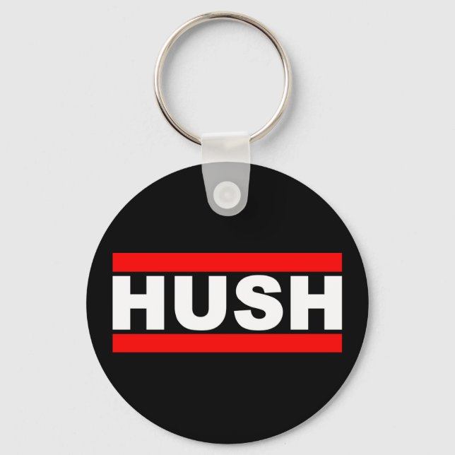 Hush Logo Keychain (Front)