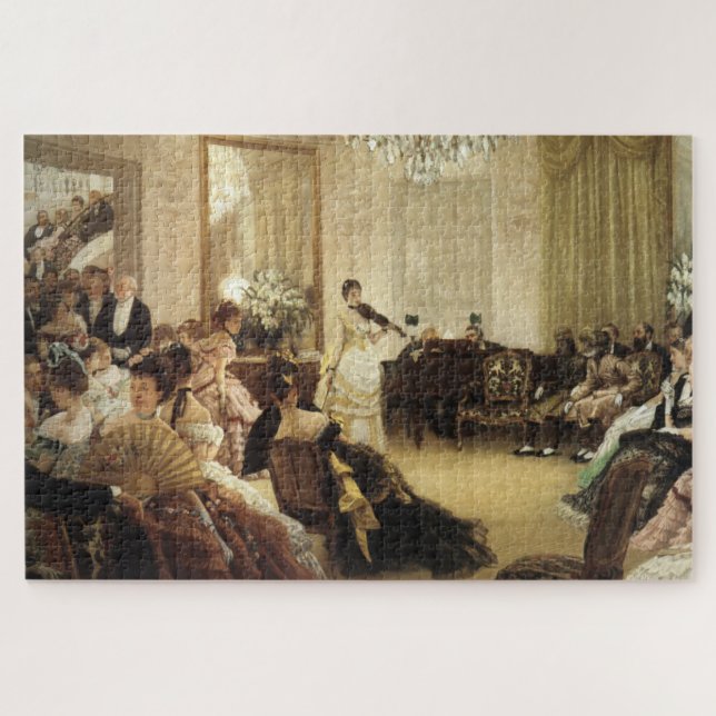 Hush the Concert by James Tissot Jigsaw Puzzle (Horizontal)