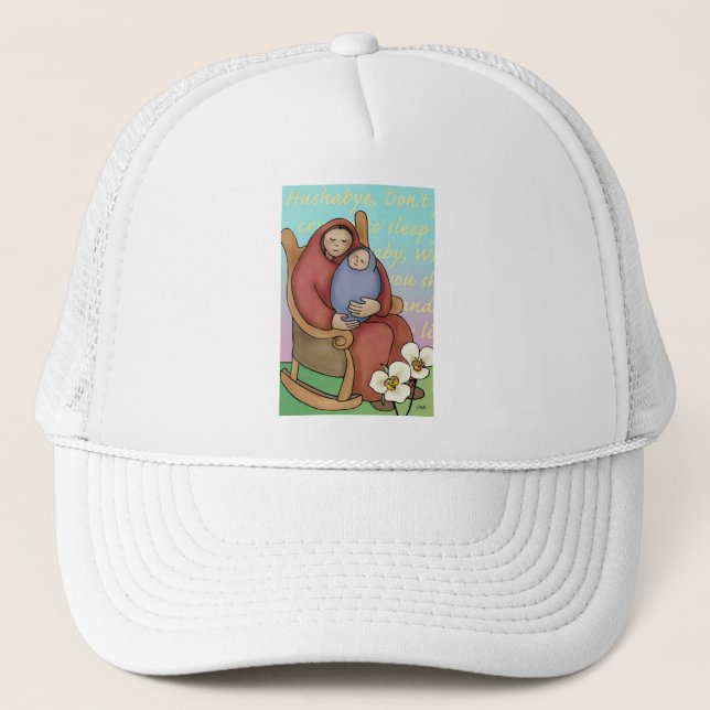 Hushabye Mama Trucker Hat (Front)