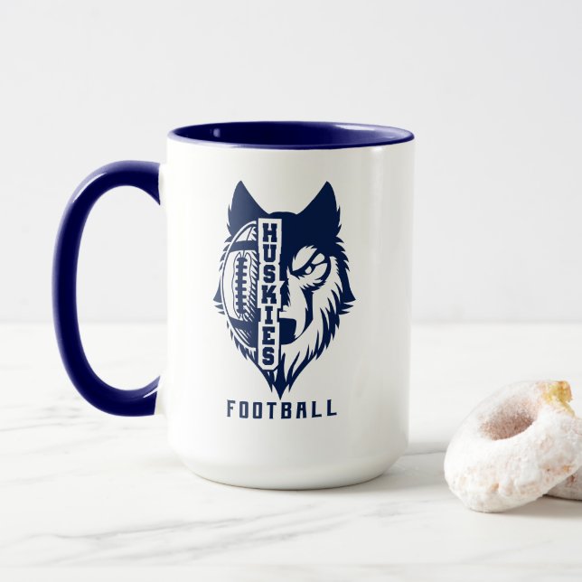 Huskies Coffee Mug (With Donut)