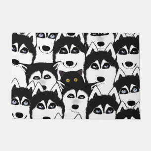 Huskies Doormat