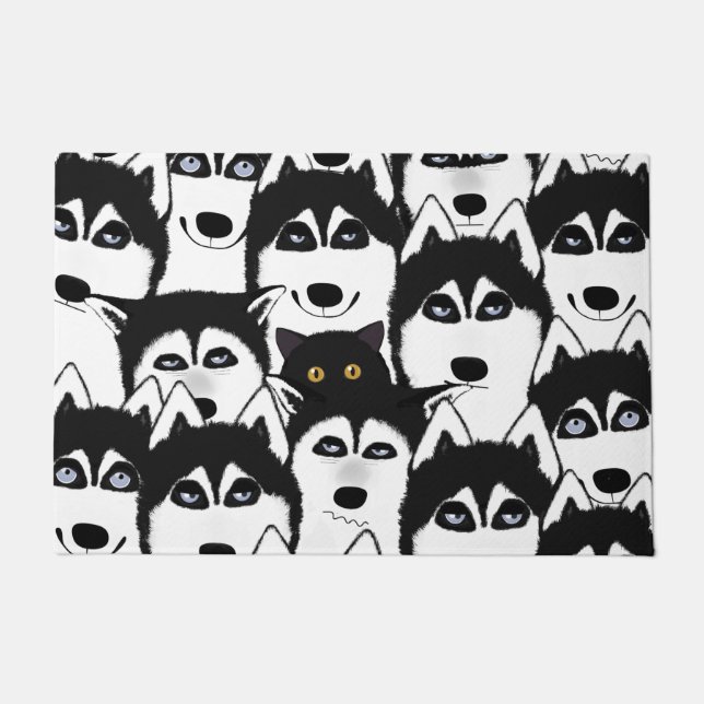 Huskies Doormat (Front)