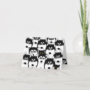 Huskies Greeting Card
