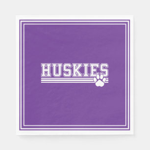 Huskies Paper  Napkins